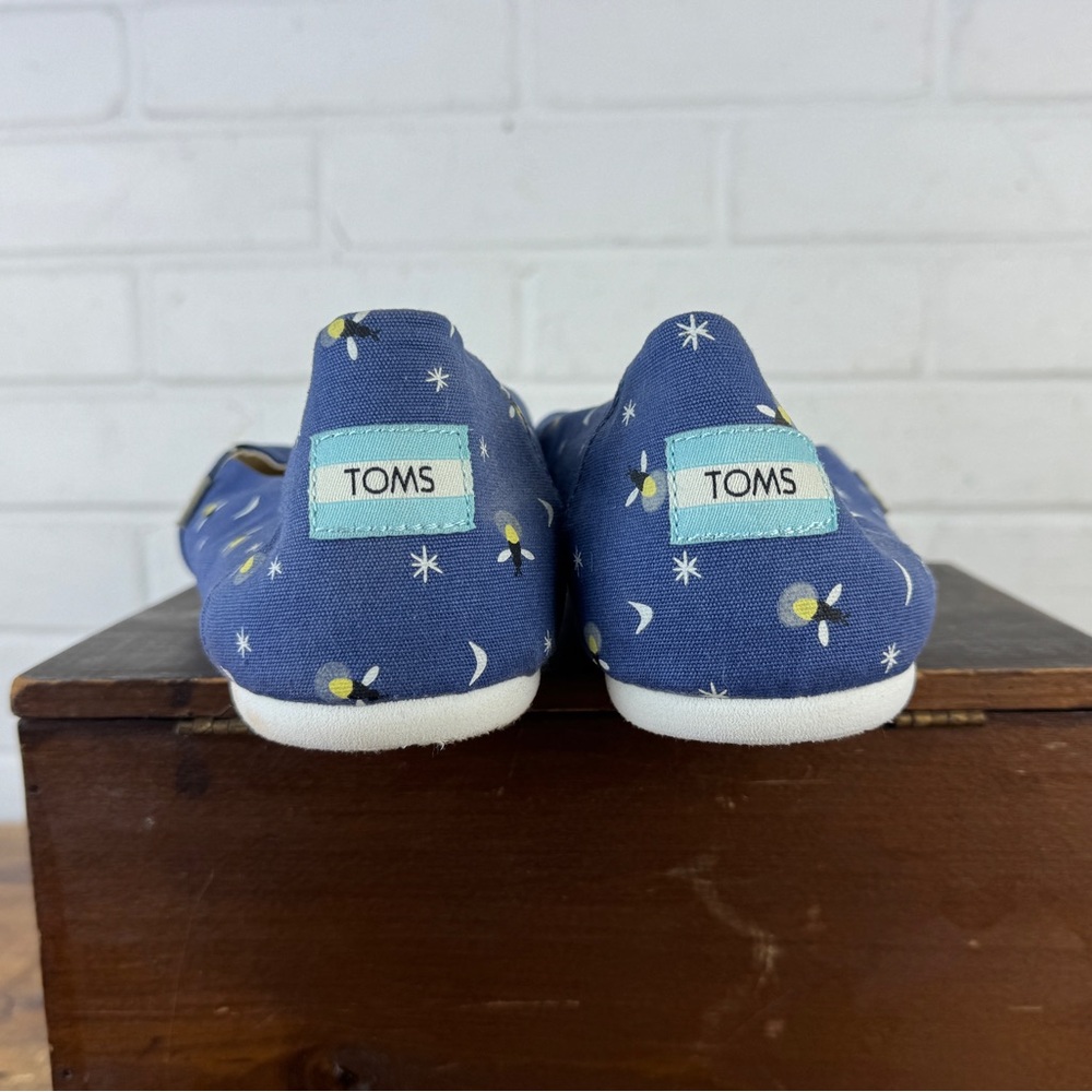 Toms Blue Glow In The Dark Firefly Alpargatas women’s Size 9.5 US - Picture 9 of 11